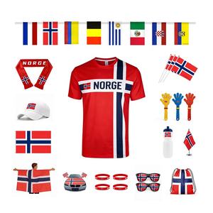 Camiseta para Fanáticos de la Copa Mundial de Fútbol, Canadá, México, Estados Unidos, Noruega, Camiseta Deportiva Transpirable con Estampado al por Mayor - Product Image 2