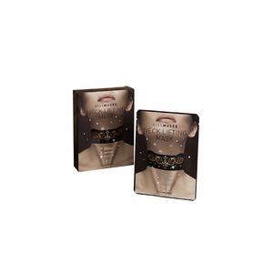 KISSMUSES Meilleure vente taille de voyage masque facial coton cou levage et feuille hydratante pour l'amélioration des rides nouvelle version - Product Image 2