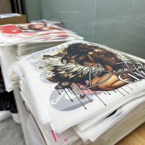 Giá tốt nhất vinyl dán nhiệt t Áo sơ mi in chuyển dtf chuyển in ấn cho quần áo tùy chỉnh tất cả các thiết kế đường phố Sticker - Product Image 1