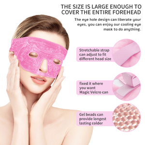 แผ่นมาส์กหน้าแบบพกพาสำหรับหลังโดนแดด ใช้ได้ทั้งแบบร้อนและเย็น บรรเทาอาการระคายเคือง - Product Image 3