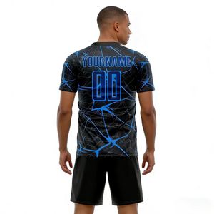 Kit da Calcio Personalizzato con Nome e Numero, Traspirante, ad Asciugatura Rapida, con Stampa in Sublimazione per Partite, Allenamenti e Campionati di Futsal - Product Image 5