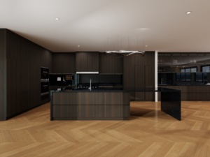 RTA Modern Designs High End Asequible Custom <span class=keywords><strong>Furniture</strong></span> Usado Pequeño Full White Armarios de cocina de melamina en forma de L de China - Product Image 5