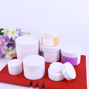 50g empty luxury opal white glass ceramic jar for cosmetic cream