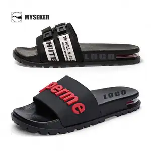 Design 3D Personalizado Mens Slides Almofada De Ar Chinelos De Borracha Masculino Sapato Masculino Esporte Sapato Masculino Infantil