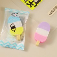 Gommes à crayons créatives Kawaii Papeterie sur le thème de la crème glacée pour enfants Gommes promotionnelles en caoutchouc