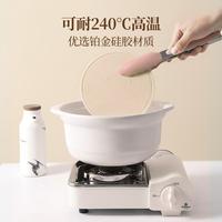 Sous-verre en silicone résistant à la chaleur de style nordique pour cuisine domestique, vente en gros, tapis épais pour tasses, couleur Morandi, tapis de table fabriqué en Chine