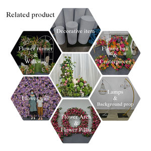Promise 2025, la decoración de flores artificiales más Popular, arco de flores de boda de alta calidad para decoración de fondo de boda - Product Image 5