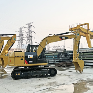 รถขุดตีนตะขาบ Caterpillar 312D สีเหลือง มือสอง อุปกรณ์ก่อสร้าง เครื่องจักรกลหนัก ยี่ห้อ CAT รถขุดแบบตีนตะขาบ - Product Image 3