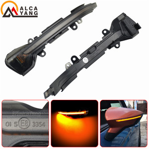 Luz Intermitente Dinámica para el Alerón Lateral, Luz de Señal de Giro para <span class=keywords><strong>Seat</strong></span> <span class=keywords><strong>Leon</strong></span> III Mk3 5F <span class=keywords><strong>ST</strong></span> <span class=keywords><strong>FR</strong></span> Cupra Arona KJ7 2013 2014 2015 <span class=keywords><strong>2017</strong></span> 2018 - Product Image 3