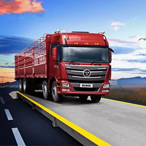 Ontwerp 2 3*18M 60T Vrachtwagenschaal Met Menkenische Ladingscellen En Yaohua A9 Indicator