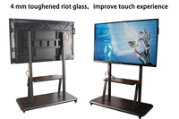 Usine chinoise 75 pouces écran plat tactile interactif tableau blanc intelligent interactif