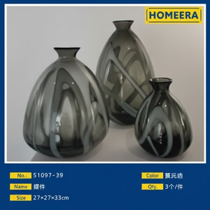 Set di decorazioni Per la casa elegante 27x27x33cm vasi decorativi 2 pezzi Per scatola fornitore all'ingrosso - Product Image 1