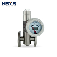 Rotamètre métallique à bride DN50 pour liquides corrosifs et gaz, avec interface RS485, pour applications industrielles et de protection environnementale, prix usine