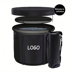 Baignoire Spa Moderne d'Extérieur Pliable et Portable pour Bain de Glace, Baignoire de Plongeon Froide en PVC avec Couvercle Gonflable, Écologique pour la Récupération Sportive - Product Image 4