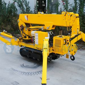 رافعة عنكبوتية صغيرة صغيرة ضيقة المساحة رافعات سبايدر رافعة صغيرة عنكبوت مع ذراع تلسكوبي هيدروليكي - Product Image 4