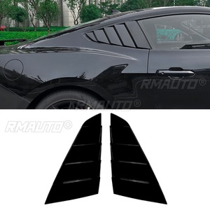 For Ford Mustang MK7 2024+ Car Rear Triangle <b>Window</b> Shark Cheek Trim Body Kit Rear Side Vent <b>Window</b> Trim <b>Cover</b> Modification Part - Product Image 2