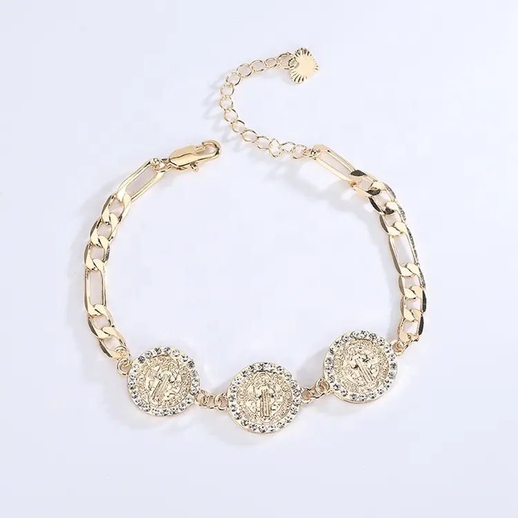 DTINA Religious Bracelet High Quality Wholesale Idol Gold Bracelet