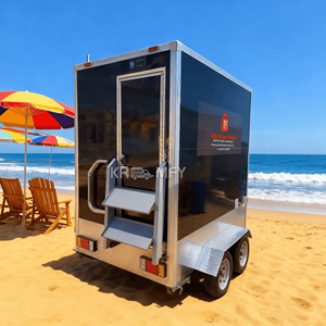 Unidad de ducha y baño portátil para camping, inodoro químico portátil para eventos al aire libre - Product Image 2