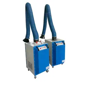 Mobile welding smoke dust collector with living carbon filter cartridge dust collector China supplier