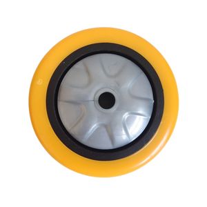 Fabricação Industrial Plástico 3 polegadas Roda Rolo Bola Rodízio Rodas De Poliuretano Supermercado Mercearia Carrinhos De Compras Pu Caster - Product Image 2