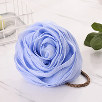 Diskon besar bola mandi besar dengan warna produk mandi bunga Pancuran busa jaring mandi spons mandi jaring Loofah