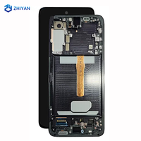 Écran mobile d'origine pour Samsung Galaxy S22 Plus avec cadre, pièces de réparation, remplacement de l'écran LCD
