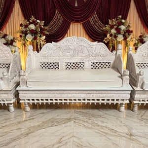 Juego de Sofás King Size de Lujo Estilo Europeo Real, Muebles de Sala de Estar Modernos para Decoración de Habitaciones, Mejor Precio en India - Product Image 1