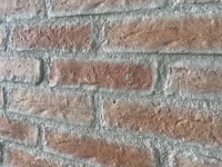 NEU best-seller vieille feuille de brique rouge pour la décoration murale extérieure 3D briques artificielles carreaux de mur de briques pour façade extérieure