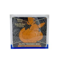 Boîte de présentation ETB personnalisable en acrylique de qualité supérieure Yageli, imprimée au laser, avec fermeture à bouton, base colorée, pour ranger des cartes précieuses