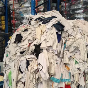 Panos impressos brancos do algodão do t-shirt com logotipo limpando o pano 100% algodão Pano de limpeza industrial Trapos reciclados do algodão