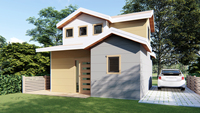 Quacent, nouvelle conception, maison préfabriquée de luxe à deux étages, décoration complète, moderne, installation rapide, villa, hôtel, petite maison préfabriquée