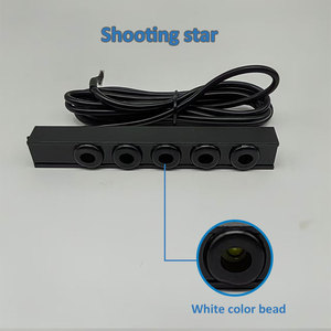 Kit d'éclairage à fibre optique fendue 16W RGBW 0,75 mm, 6 LED, 1,5 m, 1800 PMMA, effet <span class=keywords><strong>ciel</strong></span> étoilé, IP54, contrôle par application et son, pour décoration d'ambiance automobile - Product Image 5