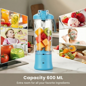 Licuadora Portátil Ligera para Exteriores, Vaso Mezclador de Frutas con Alimentación USB, Mini Licuadora para Smoothies, para Jugos de Frutas Frescos Caseros Diarios - Product Image 2