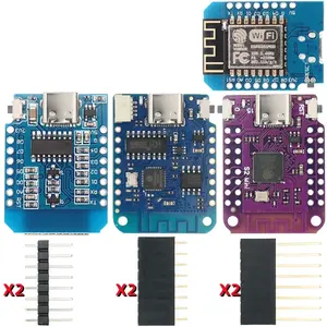 Carte de développement WeMos D1 Mini Pro V3.0 NodeMcu 4 Mo/16 Mo de mémoire Lua WIFI Internet des objets basée sur <span class=keywords><strong>ESP8266</strong></span> CH340G Nodemcu <span class=keywords><strong>V2</strong></span> - Product Image 1