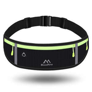 Riñonera deportiva unisex para entrenamiento de gimnasio, nuevo diseño, material reflectante para correr, cierre de cremallera de nailon, logotipo de viaje - Product Image 1