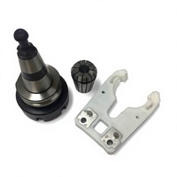 Porte-outils pour centre d'usinage Biesse + pinces ER + clips à outils en nylon |   Système d'outillage HSK63F & ISO30 |   Pièces CNC pour le travail du bois
