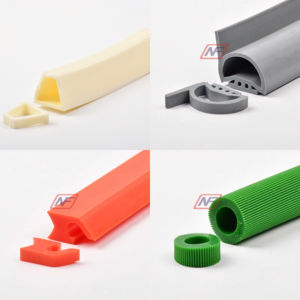 Вспененные силиконовые трубки, силиконовые твердые экструдированные ударопрочные водонепроницаемые декоративные полосы U-образной формы - Product Image 1