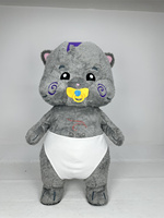Costume de mascotte de chat de sucette réaliste Costume de mascottes de chat en peluche gonflable de 2m Costume Animal Cosplay adultes Air Blow bébé chat à vendre