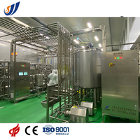 Ligne complète complètement automatique machine aseptique de pasteurisation UHT de laiterie avec le remplisseur de carton de rendement élevé