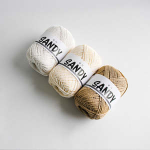 Fil à tricoter YARNA Sandy (50g) 100% polypropylène, résistant aux UV, marque coréenne, séchage rapide, idéal pour les sacs de plage estivaux, doux et confortable. - Product Image 5