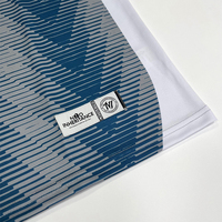 Camiseta de Fútbol Personalizada de Estilo Urbano Vintage, Sublimada, 100% Poliéster, de Secado Rápido y Transpirable, para Equipos
