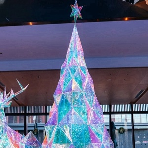 ต้นคริสต์มาส LED เรืองแสงสีรุ้งสำหรับตกแต่งงานแต่งงานสินค้ามาใหม่2024 - Product Image 1