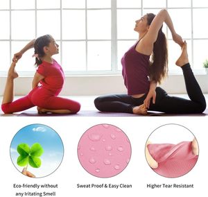Tapis de Yoga NBR antidérapant écologique à usage domestique de 10CM pour l'exercice de Pilates Logo personnalisé épais 8mm PU matériel OEM disponible - Product Image 6