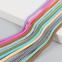 Tressé Tissé Rond Chien Laisse Personnalisé Nylon Polyester Corde Polypropylène PP Usine En Gros Couleur Aiguille Solide OPP et Carton
