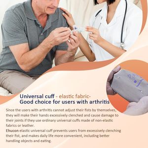 <b>Universal</b> Elastic Cutlery Holder with Strap Designed for Individuals with Weak Grip Strength Enhances Dining & Activity Time - Product Image 4