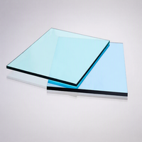 Plaque de polycarbonate solide transparente de 2-4 mm pour abri de jardin et couverture de toit pour projets extérieurs