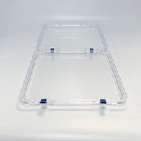 Boîte de membrane d'affichage de bijoux en plastique de 300x300x50mm avec suspension 3D