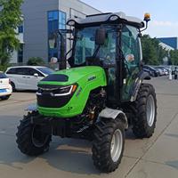 Tracteur agricole 4x4 50 CV de Chine, équipé d'un moteur Euro V ; certifié COC et homologué pour la circulation routière.