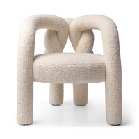 Fauteuil individuel en tissu, design italien moderne, luxueux, modulaire, durable, confortable, écologique, avec pieds en bois, pour salon, hôtel, villa