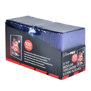 Card Sleeve 2021 Amazon Top Seller Custom Plastic Card Sleeve Sports Card Top Loaders 55pt